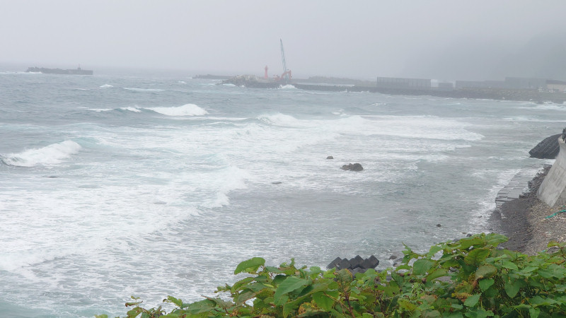 荒れた海